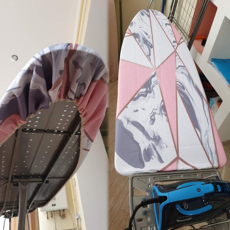 Eopocdor Ironing Board Cover and Pad Extra Thick Padding 19 X 50 Inch Fits Large and Standard Boards, Pads Resist Scorching and Staining, Elastic Edge Covers, No Fasteners Needed (2) - Image 5